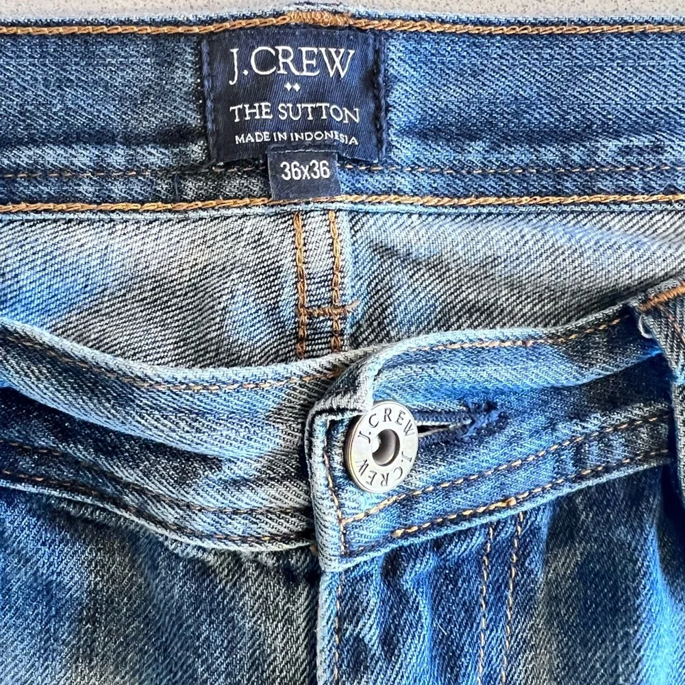 J. Crew Men's The Sutton Distressed Jeans Sz 36x36